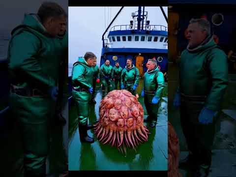 Massive Deep-Sea Creatures Unveiled by Fishermen&#039;s Unbelievable Catch 🌊🦑