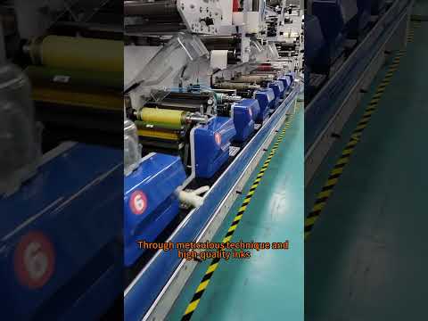 Flexographic printing is a crucial process in label production #labelprinting #label #printing