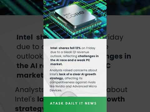 Intel Tumbles as Chipmaker Fails Further Behind in AI Race