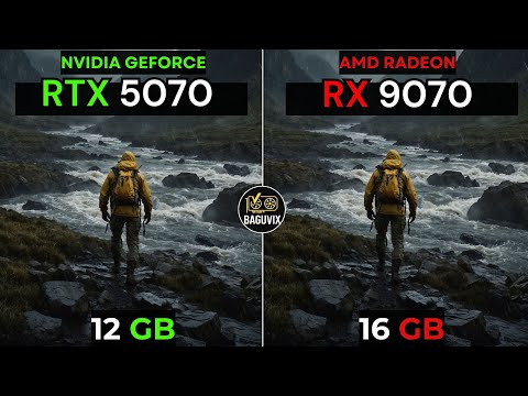 RX 9070 VS RTX 5070 + AMD Ryzen™ 7 7800X3D : TEST IN 21 GAMES
