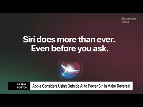 Apple Considers Using Outside AI to Power Siri in Major Reversal