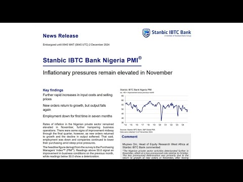 Focus on PMIs out today. Spotlight on Africa 2025 as the Dark Horse for investors to bet on.