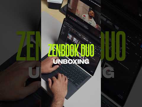 Asus Zenbook Duo 2025 Unboxing #tech #laptop #windows11 #microsoft