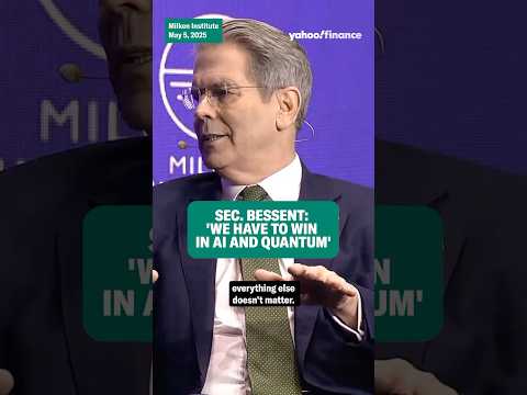 AI: “China’s catching up,” Sec. Bessent says