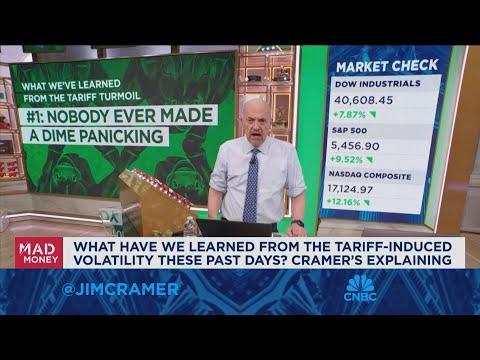 You have to learn how to take big declines, that&#039;s how you make money, says Jim Cramer