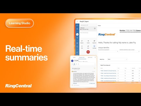 RingCX | Real-time AI summaries