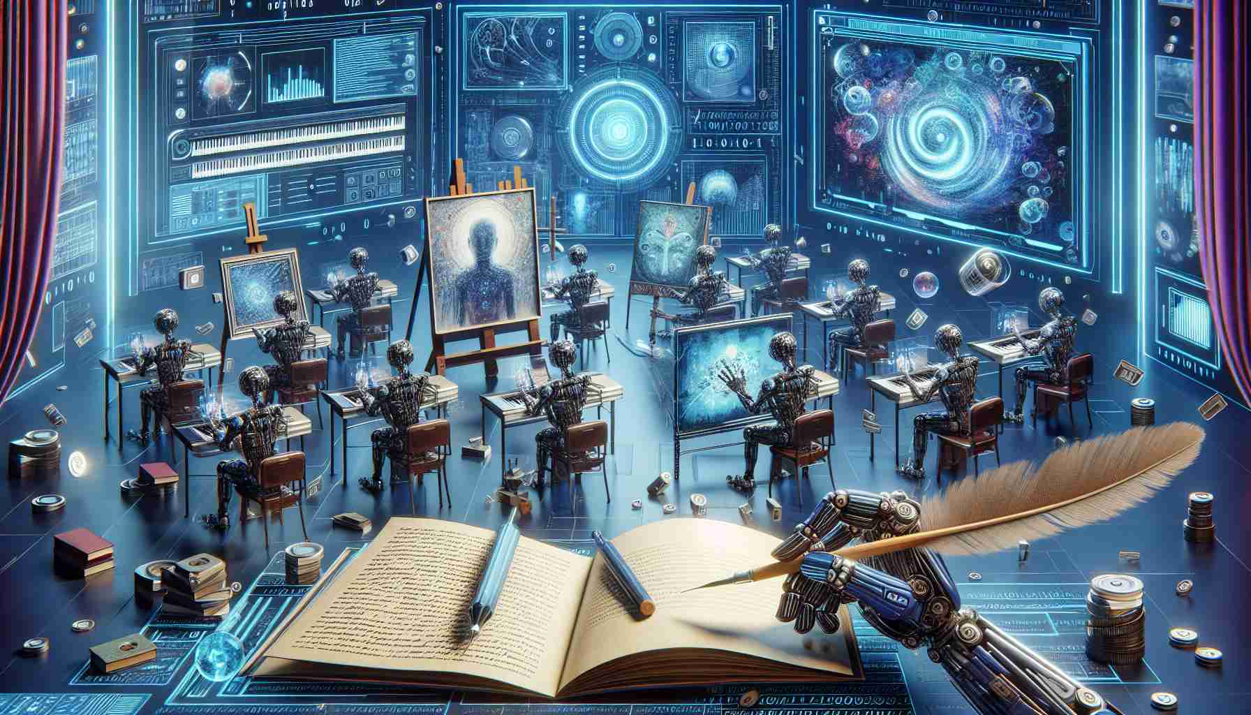 AI Unleashes Creativity. Machines Write the Future. AI Unleashes Creativity. Machines Write the Future.