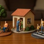 Miniature Civilian Dioramas: Unlocking Everyday Stories in Tiny Worlds